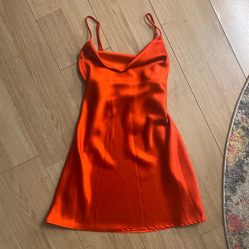 RESA Naomi Mini Dress in Cayanne Red